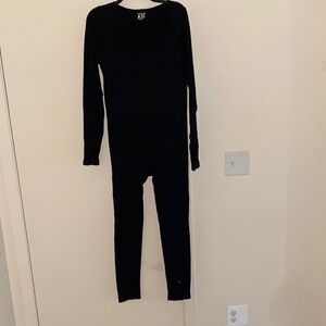 Black Long Sleeve Jumpsuit